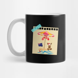 Beach Reindeer Mug